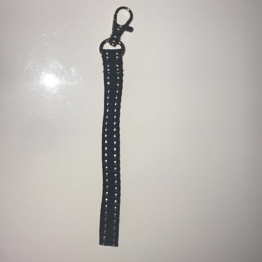 Black and White Key Ring